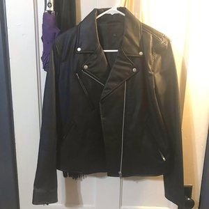 Uniqlo Faux Leather Moto Jacket NEW without tags